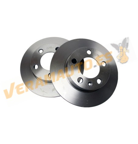 Kit 2 Discos de Freno SRLine | Eje Trasero | Grupo VAG Audi | SEAT | Volkswagen | Skoda | OE 1J0615601P | 1JO615601