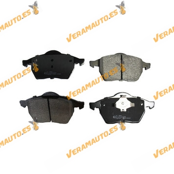 Brake Pads ABAKUS | Front Axle | VAG Group | Not Prepared Wear Indicator | ATE Brake System | OEM 1031843
