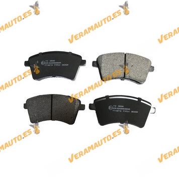 Brake Pads ABAKUS for Mercedes Citan | Renault Kangoo | Front Axle | Not Prepared Wear Indicator | OEM 410603750R