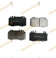 ABAKUS Brake Pads | Mercedes W211 W203 | Front Axle | Prepared for Wear Indicator | BREMBO System | OEM A4420052067