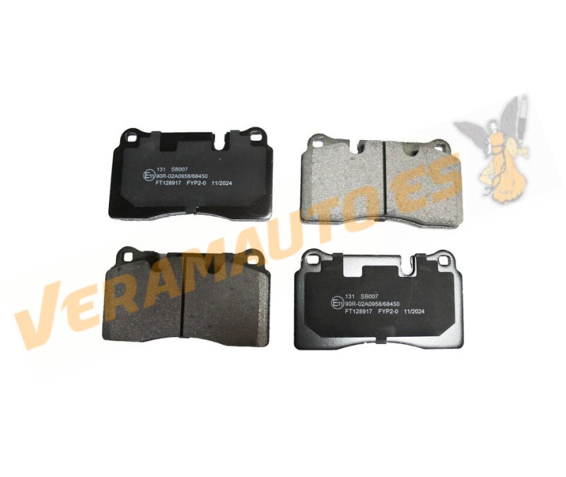 Brake Pads ABAKUS | Audi TT | Volkswagen Touareg | Front Axle | Brembo Brake System | OEM 8J0698151K