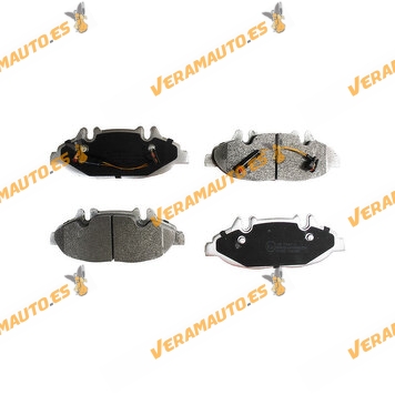 Pastillas Freno ABAKUS | Mercedes Viano Vito | Eje Delantero | Con Indicador de Desgaste | Sistema Freno Bosch | OEM A0064204320