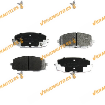 Brake Pads ABAKUS | Hyundai I10 I20 | Kia Picanto | Front Axle | OEM Similar 581010XA10