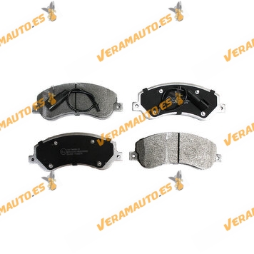 Brake Pads ABAKUS | Ford Transit from 2006 to 2014 | Front Axle | Bosch Brake Systems | OEM 1371402