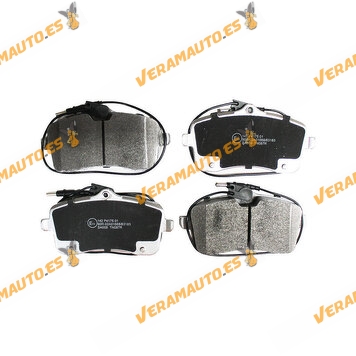 Brake Pads ABAKUS | Peugeot 407 | Front Axle | With Wear Indicator | OEM 425335