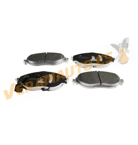 Pastillas Freno ABAKUS | Audi | SEAT | Skoda | Volkswagen | Eje Delantero | Incluido Avisador de Desgaste | OEM 7N0698151D