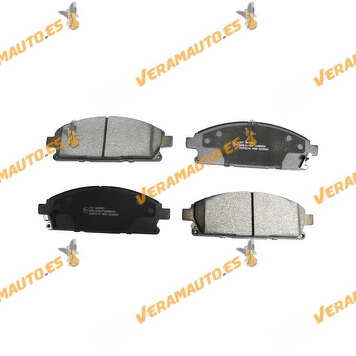 Pastillas de Freno ABAKUS | Nissan Pathfinder X-Trail | Eje Delantero | Sistema de Frenos Sumitomo | OEM D10608H71A