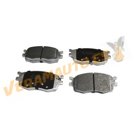 Brake Pads ABAKUS | Hyundai Accent I20 | Kia Rio | Front Axle | Mando Brake System | OEM 581011JA10