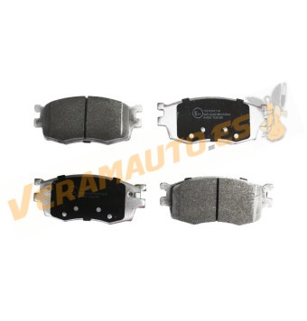 Brake Pads ABAKUS | Hyundai Accent I20 | Kia Rio | Front Axle | Mando Brake System | OEM 581011JA10