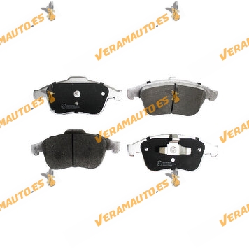Pastillas de Freno ABAKUS | Renault Clio IV Laguna Megane | Eje Delantero | No Indicador Desgaste | OEM 410605055R