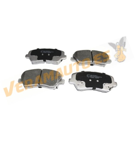 Pastillas de Freno ABAKUS | Hyundai Elantra V | Veloster | Eje Delantero | Con indicador Acústico de Desgaste | OEM 581012VA60