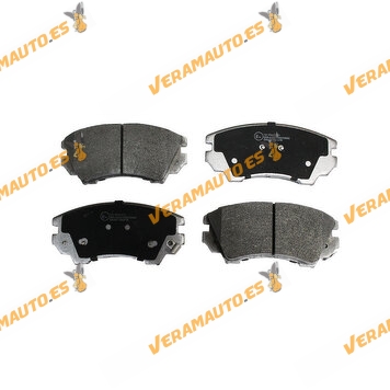 Brake Pads ABAKUS | Opel Astra J Insignia Zafira | Front Axle | Mando Brake System | OEM 13237751