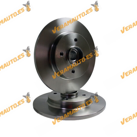 2 Rear Brake Discs with Wheel Hub Kit | Citroen Berlingo | C4 Picasso | Peugeot 3008 | 5008 | Partner | 4249.45