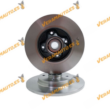 2 Rear Brake Discs with Wheel Hub Kit | Citroen Berlingo | C4 Picasso | Peugeot 3008 | 5008 | Partner | 4249.45