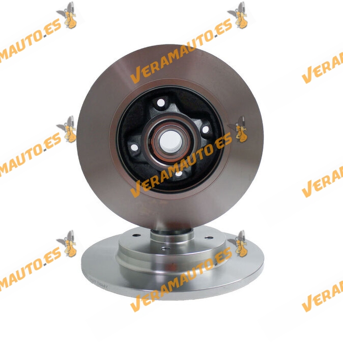 2 Rear Brake Discs with Wheel Hub Kit | Citroen Berlingo | C4 Picasso | Peugeot 3008 | 5008 | Partner | 4249.45