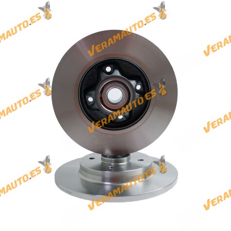 2 Rear Brake Discs with Wheel Hub Kit | Citroen Berlingo | C4 Picasso | Peugeot 3008 | 5008 | Partner | 4249.45