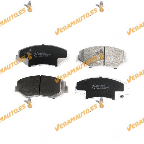 Pastillas de Freno ABAKUS | Honda Civic | CR-V | Eje Delantero | Sistemas de Freno AKEBONO | OEM Similar a 45022TEAT00