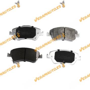 Brake Pads ABAKUS | Toyota Auris Corolla | Front Axle | Bosch Brake Systems | OEM 446502210