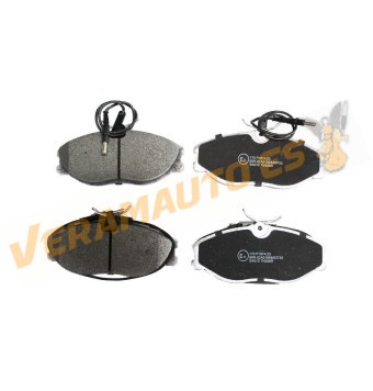 Brake Pads Abakus | Citroen Xsara ZX | Peugeot 306 406 607 | Front Axle | With Wear Indicator | OEM 425144