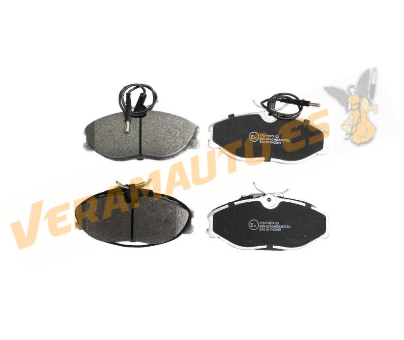 Brake Pads Abakus | Citroen Xsara ZX | Peugeot 306 406 607 | Front Axle | With Wear Indicator | OEM 425144