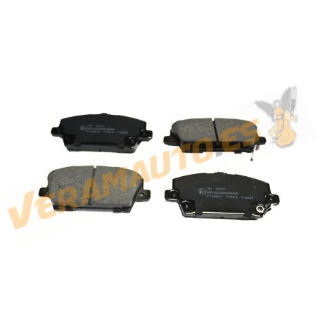 ABAKUS Brake Pads | Honda Civic | Front Axle | Sumitomo Brake System | OEM Similar to 45022SMGE01