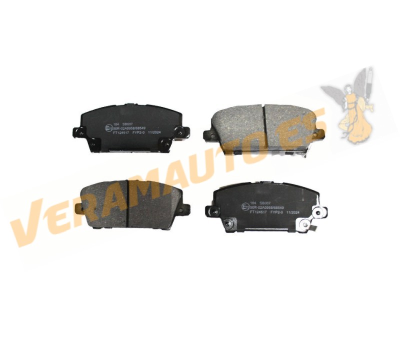 ABAKUS Brake Pads | Honda Civic | Front Axle | Sumitomo Brake System | OEM Similar to 45022SMGE01