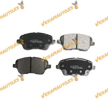 Brake Pads Abakus Ford B-Max Fiesta Transit Courier | Front Axle | Not Prepared For Wear Indicator | OEM 1751951
