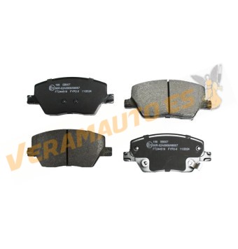 Brake Pads ABAKUS | FIAT Tipo | Front Axle | Brake System | With Wear Indicator | OEM 77367910