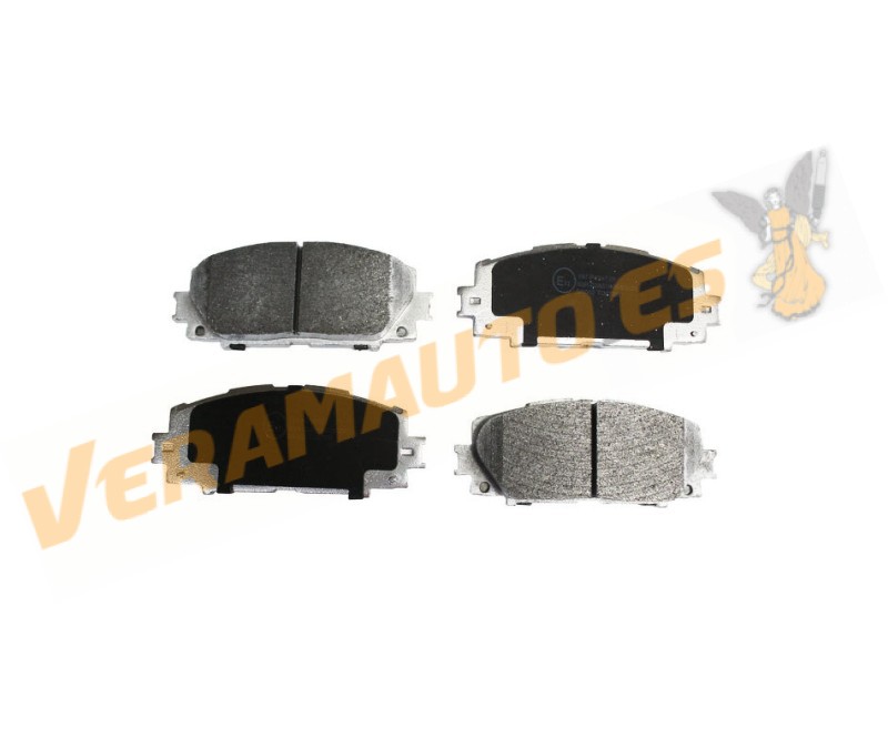 Brake Pads ABAKUS | Toyota Prius Yaris | Front Axle | AKEBONO Brake System | OEM Similar to 446552200