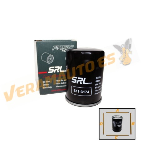 Mazda SRLine Oil Filter | Peugeot | Opel | Mitsubishi | Hyundai | Citroen | KIA | Smart | Ford | OE 152089