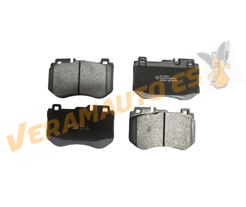 Brake Pads ABAKUS | Mercedes C-Class W205 | Front Axle | Brembo Brake System | OEM Similar to A0084201720