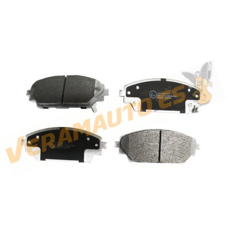Brake Pads ABAKUS | Mazda 3 from 2013 to 2019 | CX-3 from 2015 to 2025 | Front Axle | Akebono Brake System | OEM B4Y03328ZB