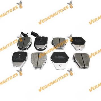 Brake Pads ABAKUS | Audi A4 A6 | Volkswagen Passat Phaeton | Front axle | Lucas Trw brake system | OEM 4B3698151