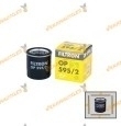 Oil filter OP 595/2 for Hyundai i10 | i20 | i30 | Kona | Kia Ceed | Spicy | River | Stonic | Xceed | OE 26300-03001