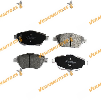 Pastillas Freno Abakus Citroen | Opel | Peugeot | Eje Delantero | No preparado para Indicador de Desgaste | OEM 1611837880
