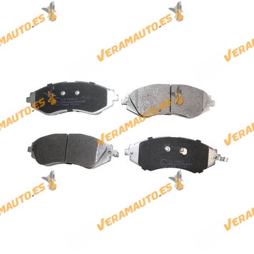 Pastillas de Freno ABAKUS | Daewoo Nubira Leganza Epica | Eje Delantero | Sistema de Frenos Akebono | OEM Similar a 96405129