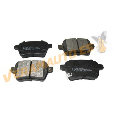 Pastillas de Freno ABAKUS FIAT 500L Tipo | Eje Trasero | Sistema de Frenos TRW | OEM 68211493AA