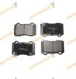 Brake Pads | Jeep Grand Cherokee | Chrysler 300C | Rear Axle | With Wear Warning Contact | OEM 1230725