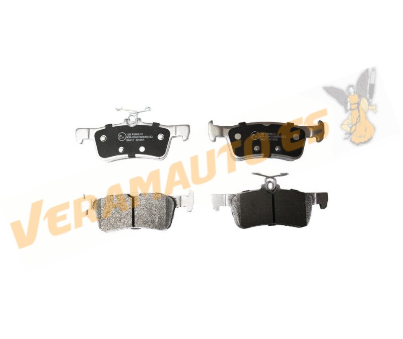 Rear Brake Pad Set for Peugeot 308 from 2013 to 2021 | Abakus | Similar OEM: 1611331480 | 1612910380 | 1619791480