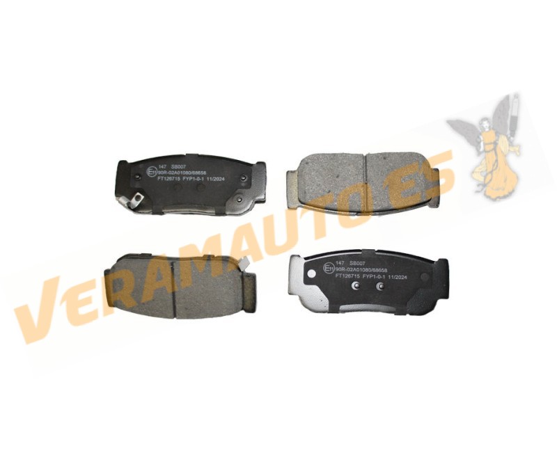 Brake Pads ABAKUS | KIA Sorento | Ssangyong Kyron Rodius | Rear Axle | Mando Brake System | OEM 4841321B10