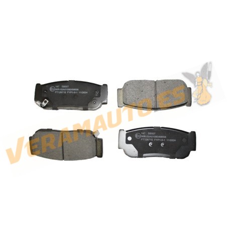 Pastillas de Freno ABAKUS | KIA Sorento | Ssangyong Kyron Rodius | Eje Trasero | Sistema de Frenos Mando | OEM 4841321B10