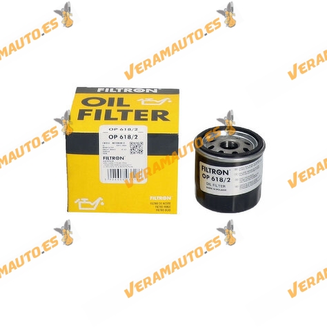Filtro de Aceite Filtron OP 618/2 Lexus ES RX UX | Mazda 2 Liftback (KB) | Toyota C-HR Corolla RAV4 Yaris | OE 90915-10009