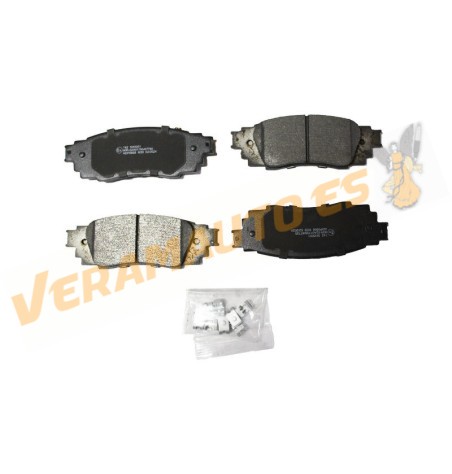 Brake Pads ABAKUS | Toyota C HR Rav4 Yaris Prius | Lexus | Rear Axle | Akebono Brake System | OEM 446633230