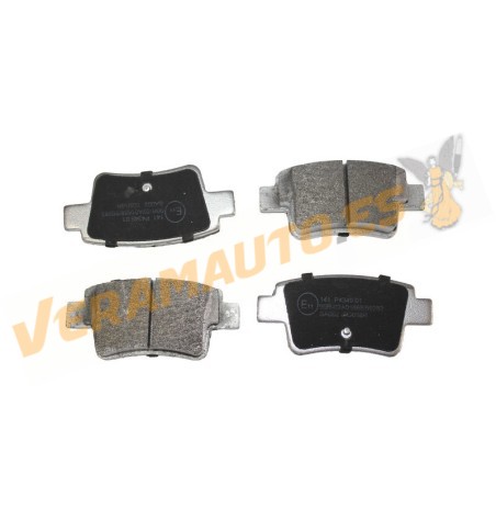 Pastillas de Freno ABAKUS | Opel Corsa D | FIAT Grande Punto | Eje Trasero | Sistema de Frenos Bosch | OEM 77363959