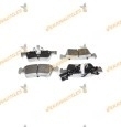 Pastillas de Freno ABAKUS | Volkswagen Tranporter T5 Touareg | Eje Trasero | Sistema de Freno Lucas TRW | OEM 77365786