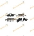 Brake Pads ABAKUS | Volkswagen Transporter T5 Touareg | Rear Axle | TRW Lucas Brake System | OEM 77365786