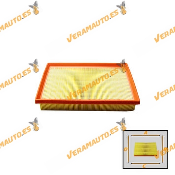 Filtro Aire SRLine Opel Agila A (H00) | Subaru Justy (JMA/G3X) | Suzuki Ignis (FH) | Wagon R+ (MM) |  4702969 | 13780F83E00