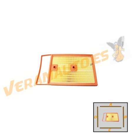 Filtro de Aire COOPERSFIAAM Audi A1 | Seat Ibiza Toledo IV | Skoda Fabia Rapid | Volkswagen Polo | 1.4 TDI | Similar 6C0129620D