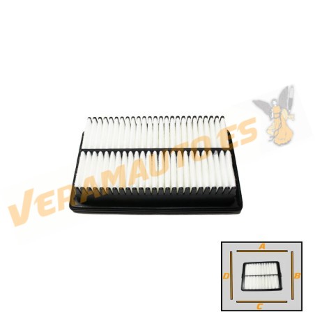 COOPERSFIAAM Air Filter Hyundai I20 from 2015 to 2024 | Similar OE 28113C8000