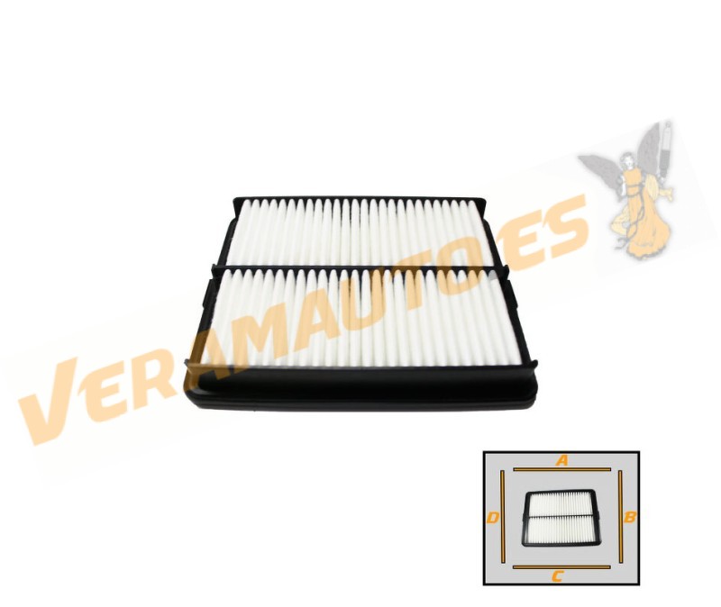 Filtro Aire COOPERSFIAAM PA7933 | SSANGYONG Korando (C300) | Tivoli desde 2015 | Motores 1.5 1.6 | OE 2315035300